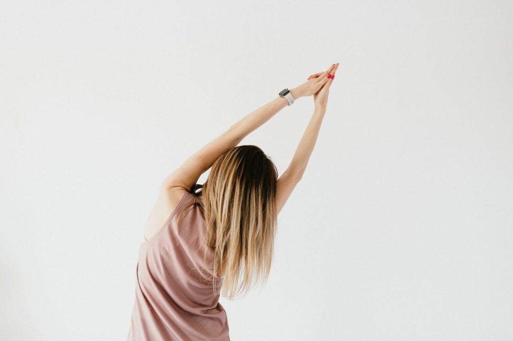 Woman Doing Pilates